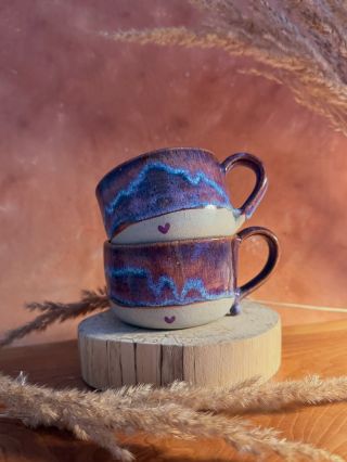 Levandulové pole při západu slunce 🌄💜🌞 Tuto glazuru jsem dlouho nevyráběla, ale už se mě zastesklo tak je tu opět....